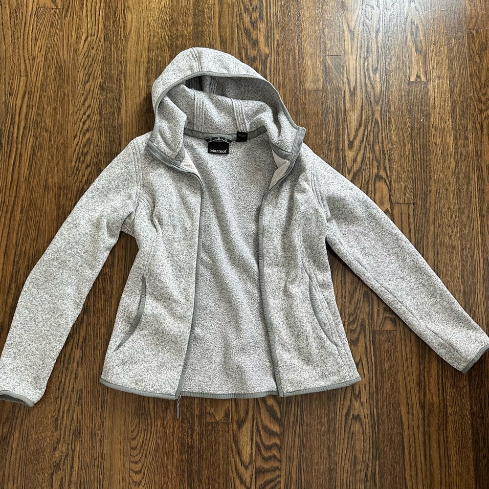 Marmot Light Gray Fleece Jacket